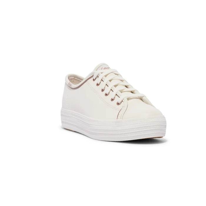 Triple Kick Leather (White/Rose Gold)
