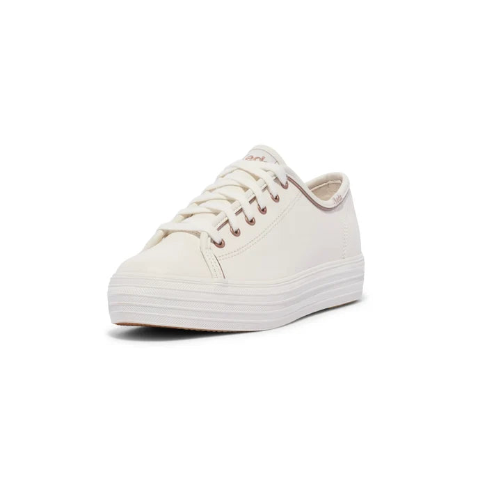 Triple Kick Leather (White/Rose Gold)