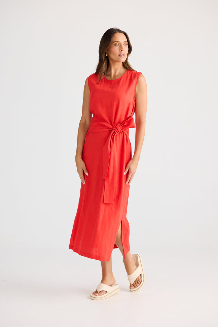 Turning Point Dress (Poppy Red)