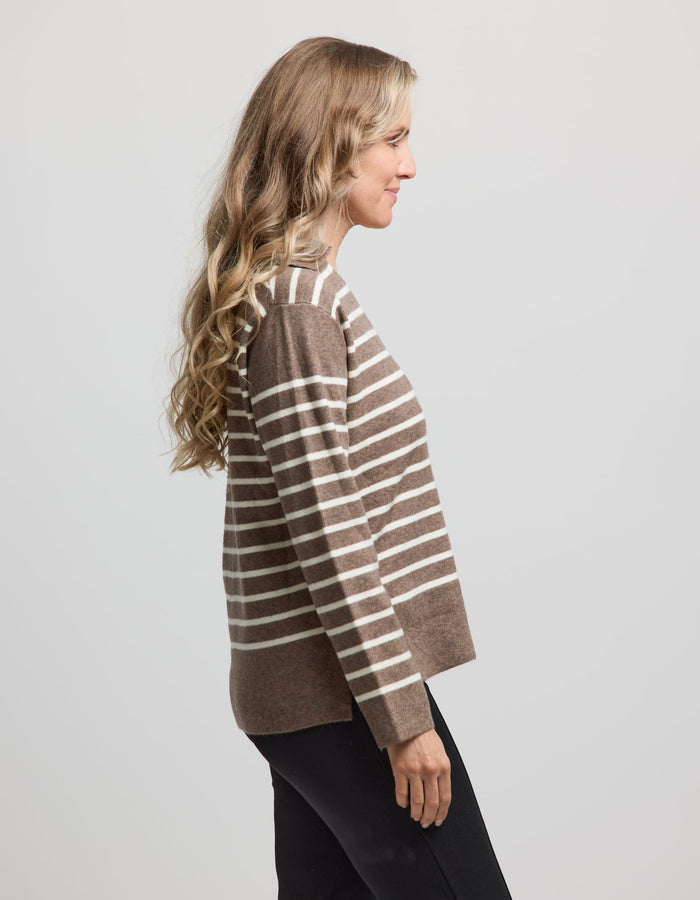 Relaxed-fit striped sweater Stella + Gemma