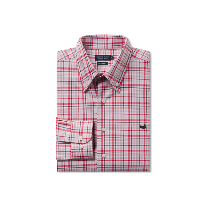 Crimson & Light Gray