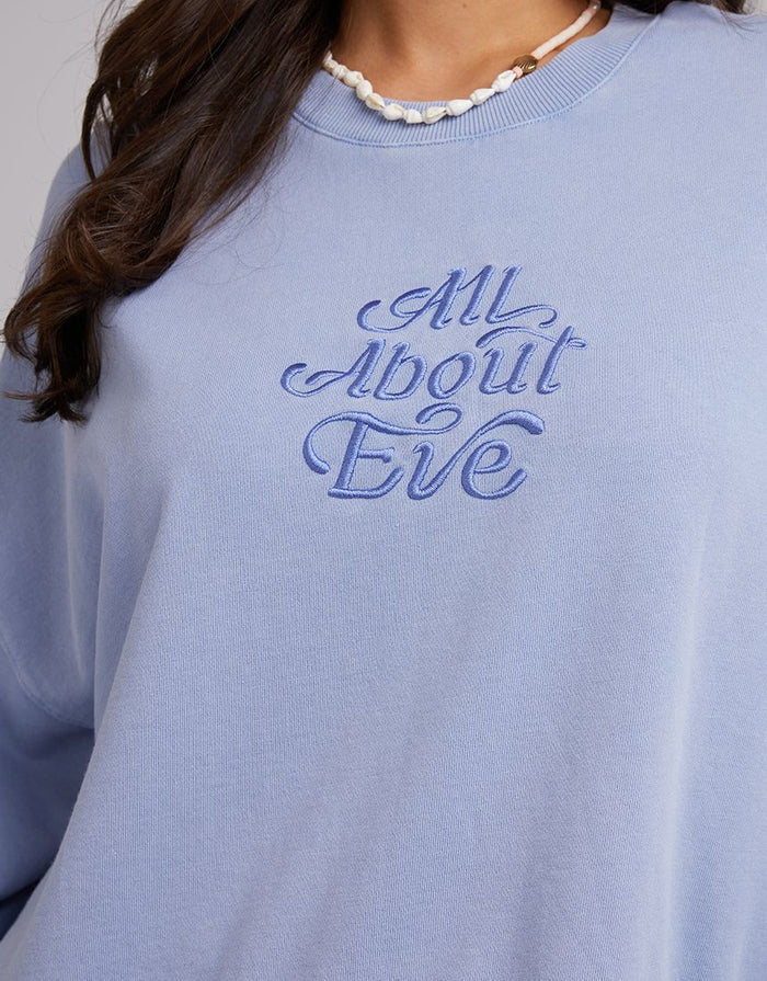 All About Eve Venice Crew Neck Sweatshirt Blue