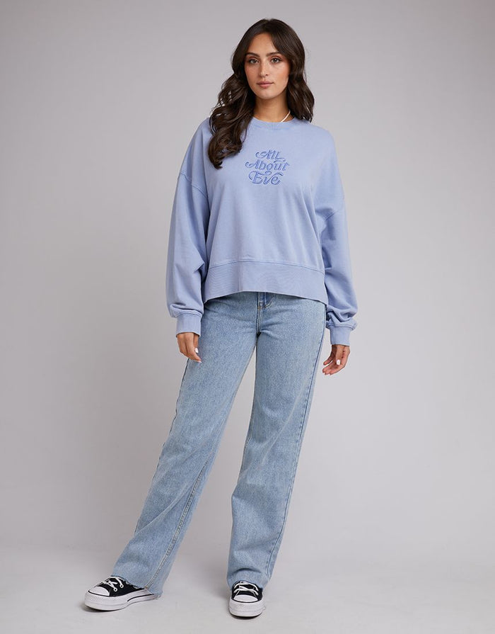 women's oversized jumper with embroidered logo