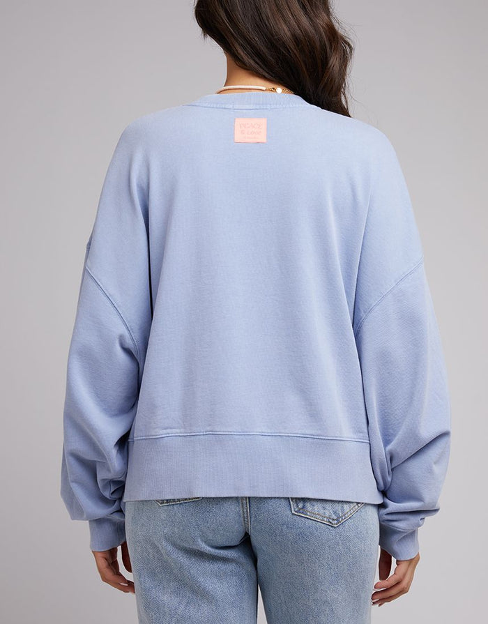 Blue Oversized Sweatshirt Australia | All About Eve