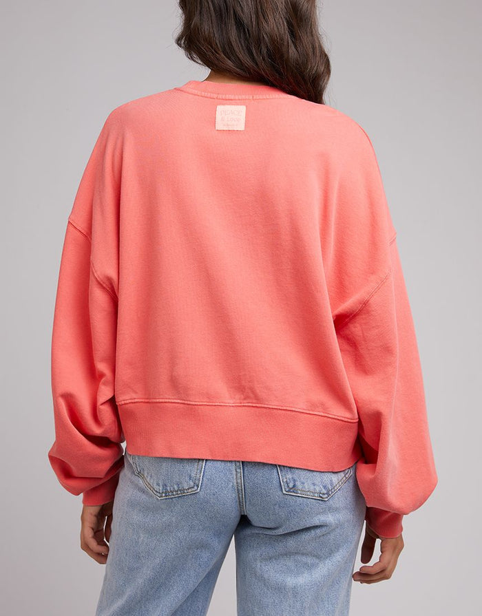 Venice Crew Jumper in Peach | All About Eve