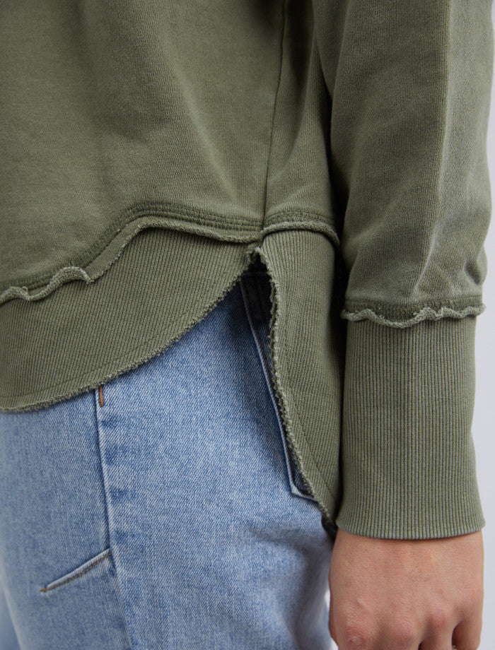 Foxwood women’s crew neck jumper Khaki