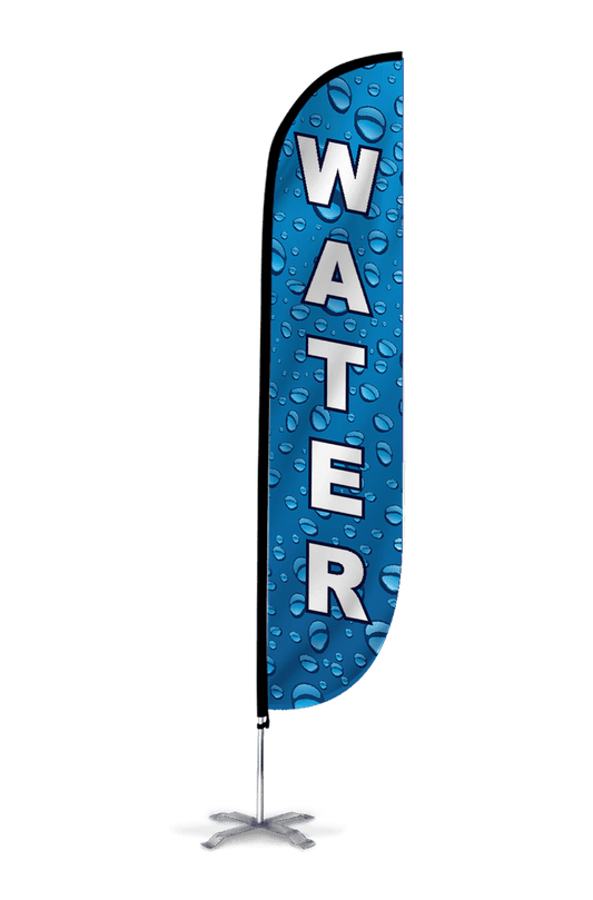 Water Feather Flag Blue