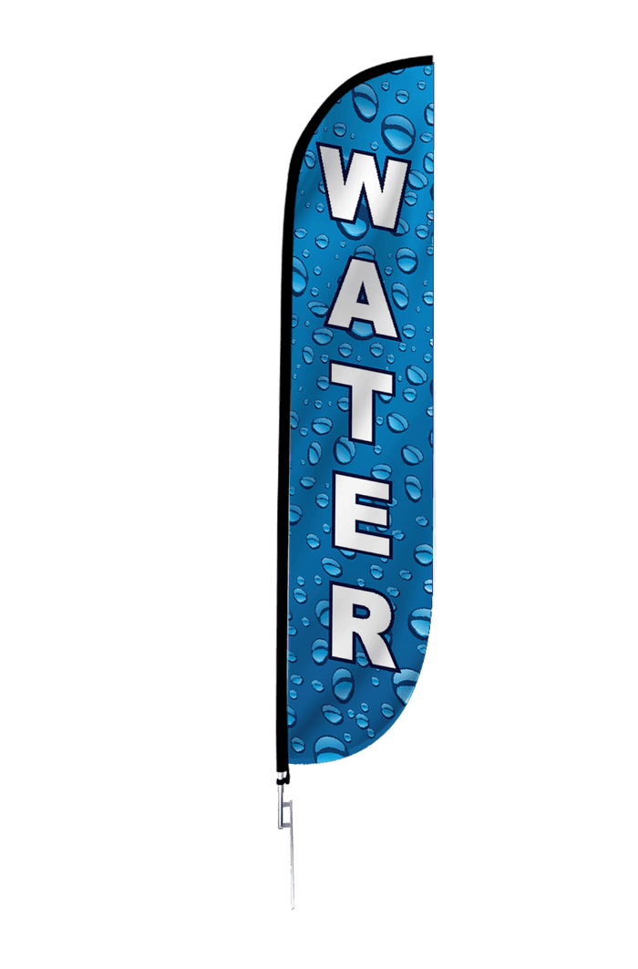 Water Feather Flag Blue