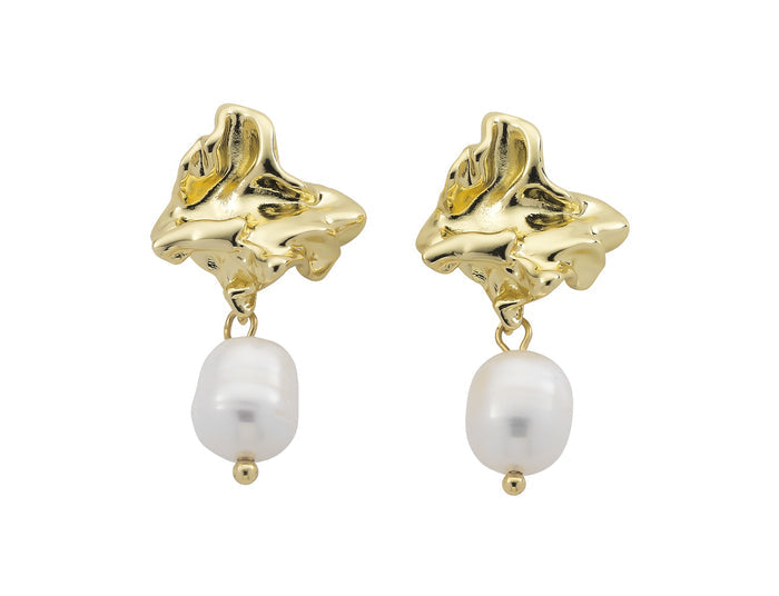 Liberté Waverly Pearl Statement Earring in Gold | Women's Jewellery | Gretel Lane
