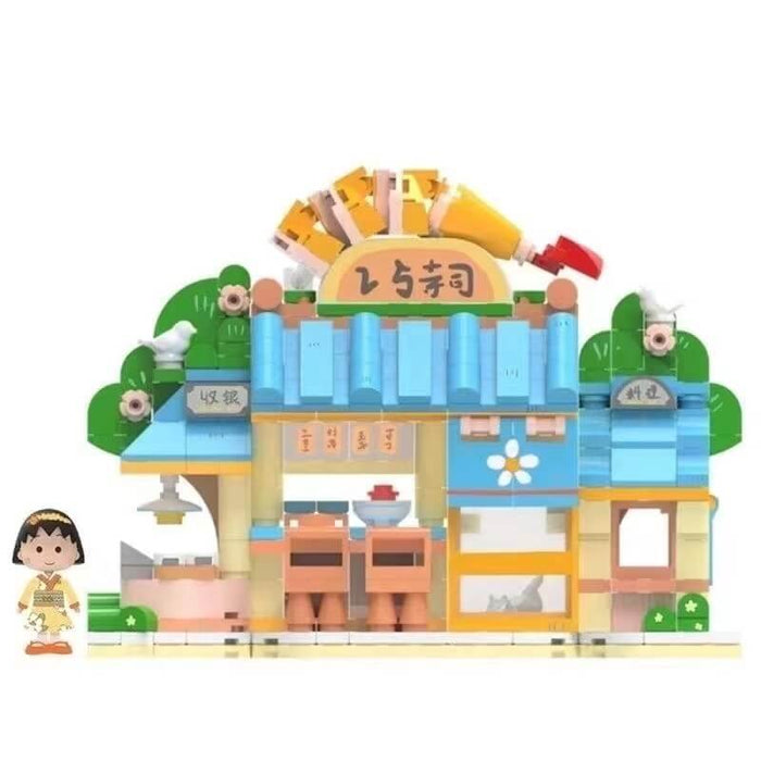Wekki Chibi Maruko-chan Series Small Street View Afobrick
