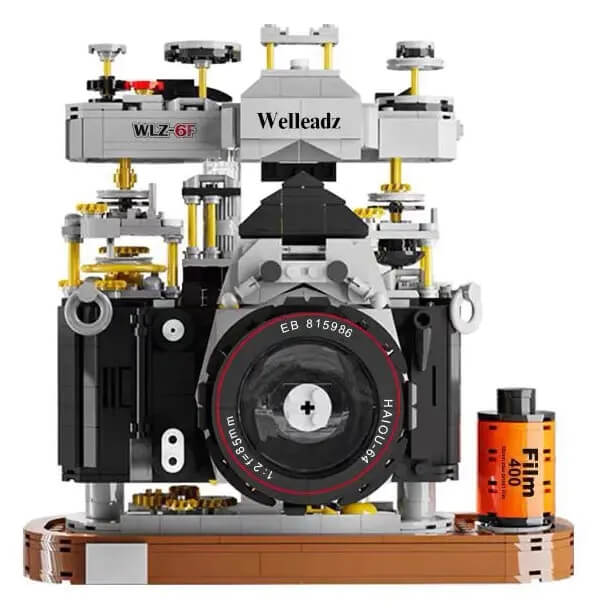 Welleadz Retro Camera Mini Brick Afobrick
