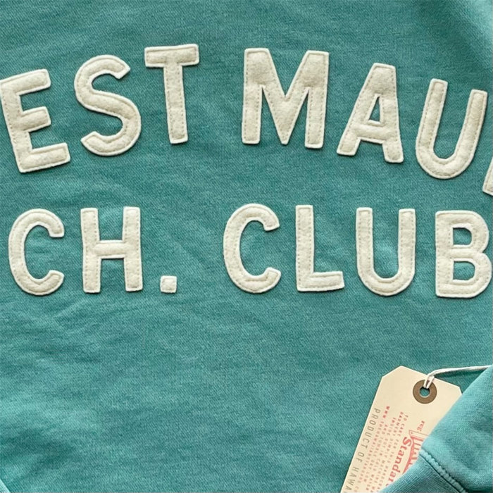 WEST MAUI BCH. CLUB - ivory on green fade