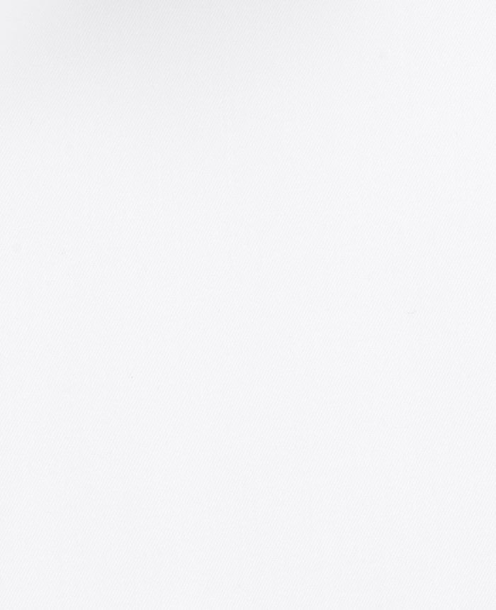 Men's White Cotton Twill Classic Fit Formal Shirt With Single Cuffs fabric detail