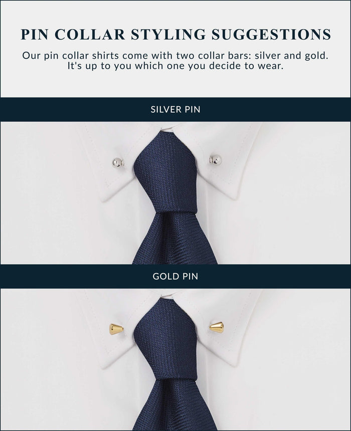 How to style a pin collar shirt