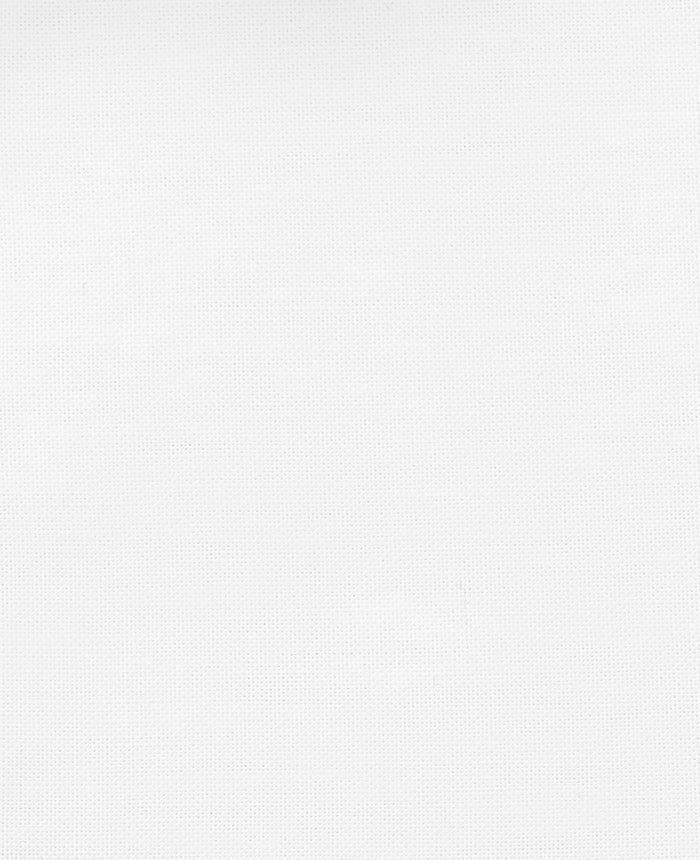 Men's White Pinpoint Cotton Classic Fit Formal Shirt With Single Cuffs fabric detail