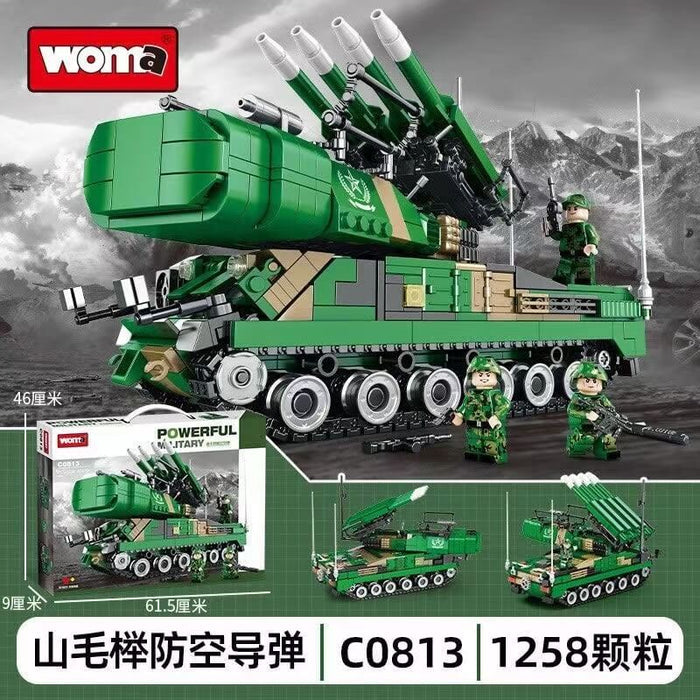 WOMA C0813 Beech anti-aircraft missile Afobrick