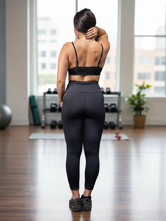 Women Activewear High Waist Leggings Without Pockets