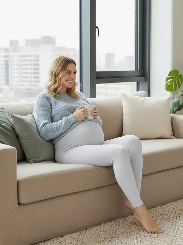 Women Full Length Cotton Maternity Leggings
