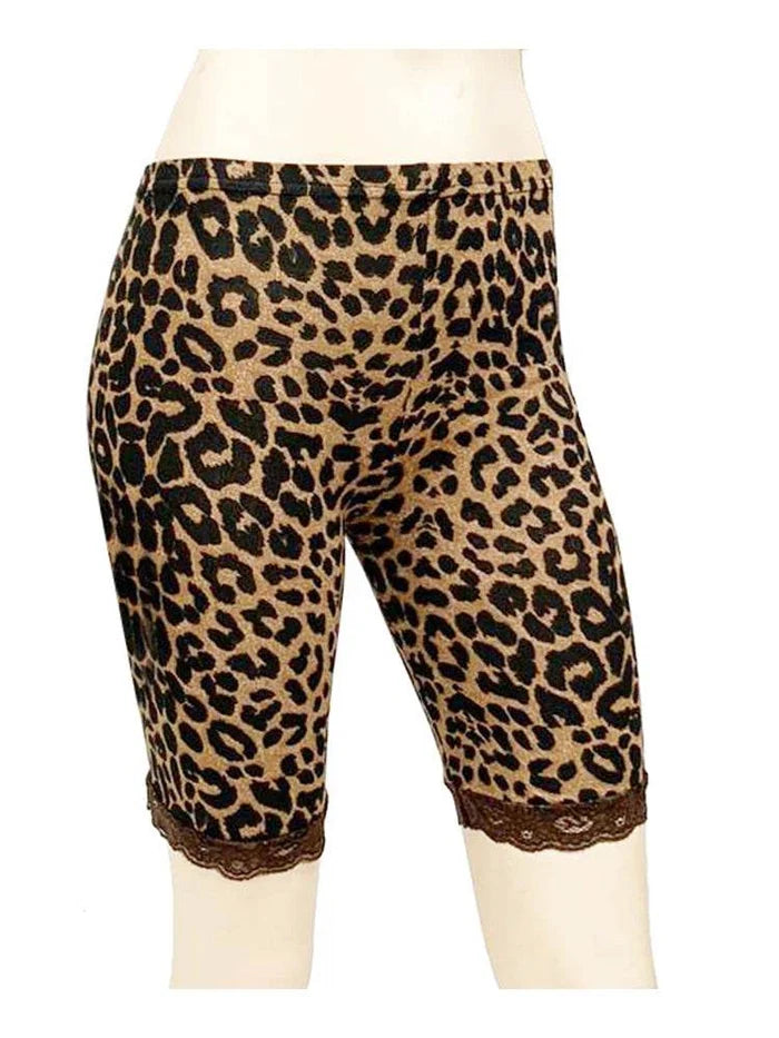 Women Lace Microfibre Cycling Shorts - thefancydress.co.uk