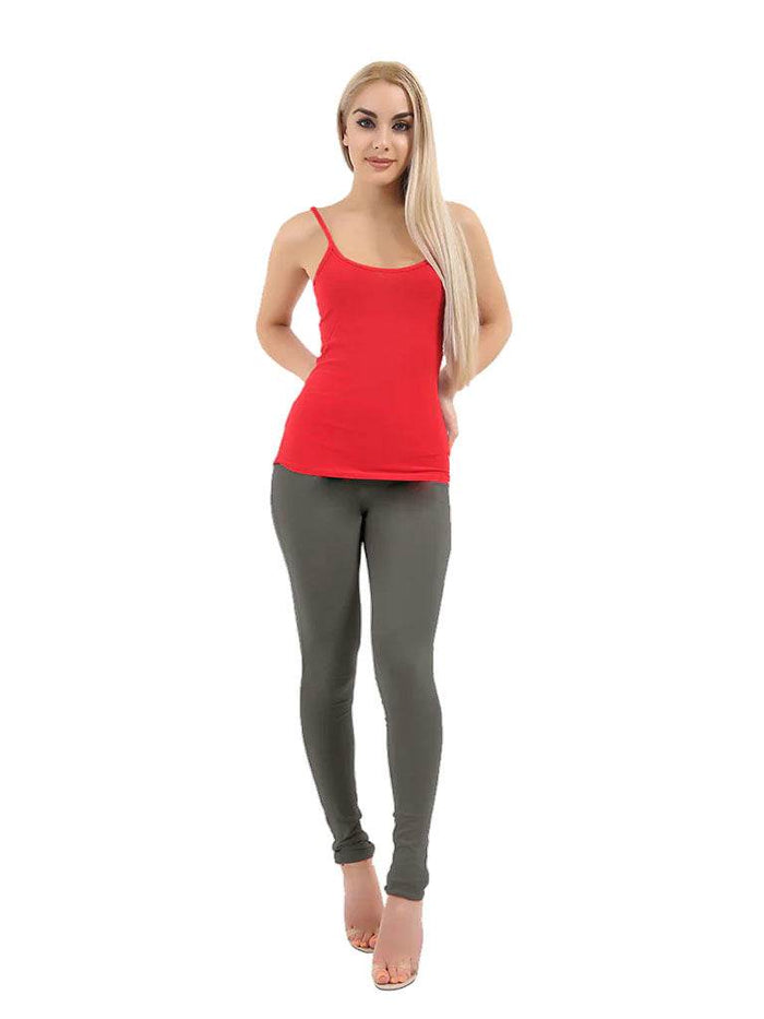 Womens Full Length Cotton Leggings - thefancydress.co.uk