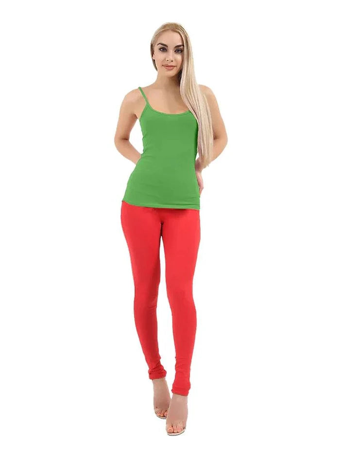 Womens Full Length Cotton Leggings - thefancydress.co.uk