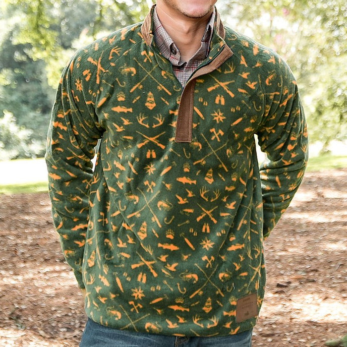Dark Green and Neon Orange Woods | LS