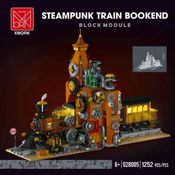 XMORK 028005 Steampunk Bookends