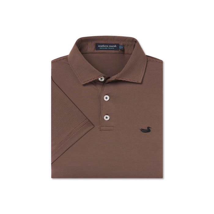 Maroon and Tan Stripe / Youth XX-Small