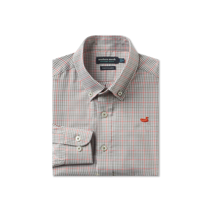 Burnt Taupe & Dark Olive Gingham / Youth XX-Small
