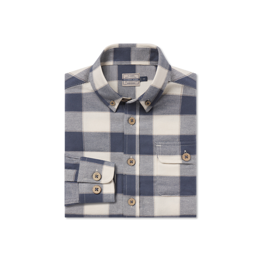 White & Slate Flannel