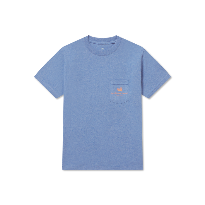 Washed Blue Heather | FRONT