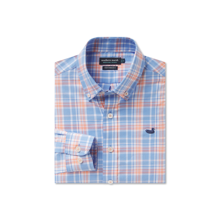 French Blue &     Peach