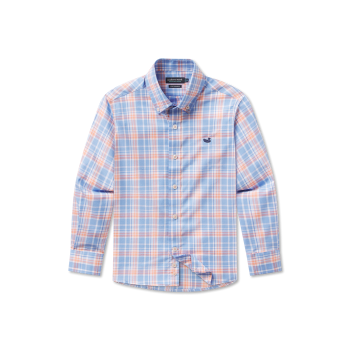 French Blue &     Peach | Front