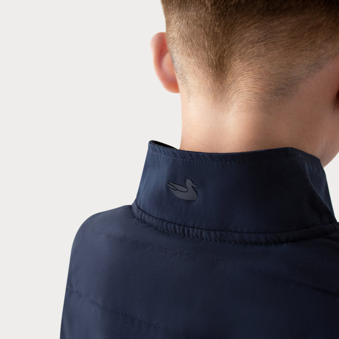 Navy Duck | On Model Back Details