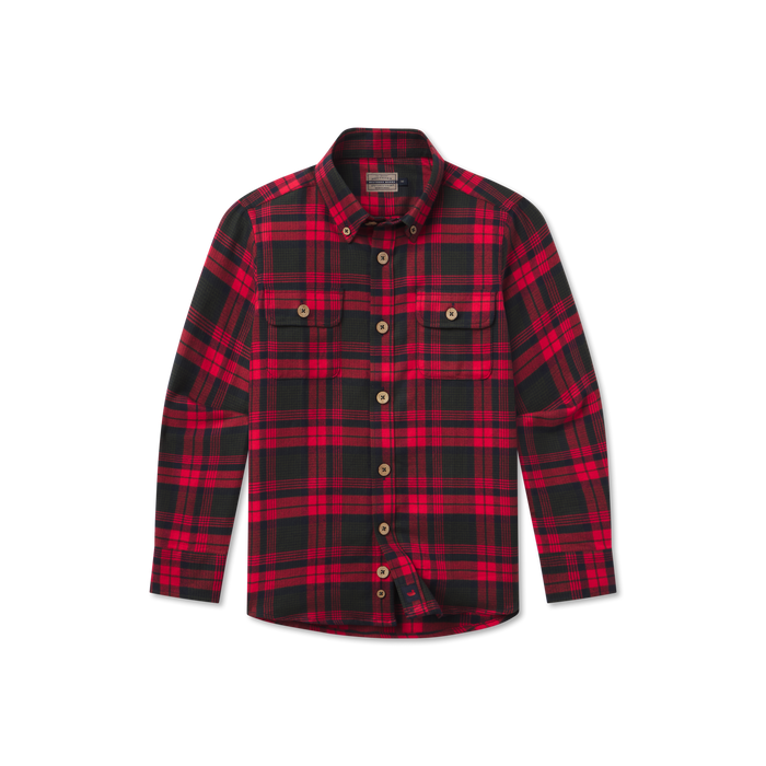 Navy & Red  Plaid | Front