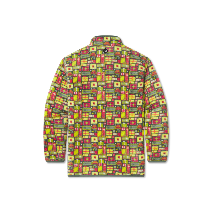 Lime and Dark Green Yuletide| Back