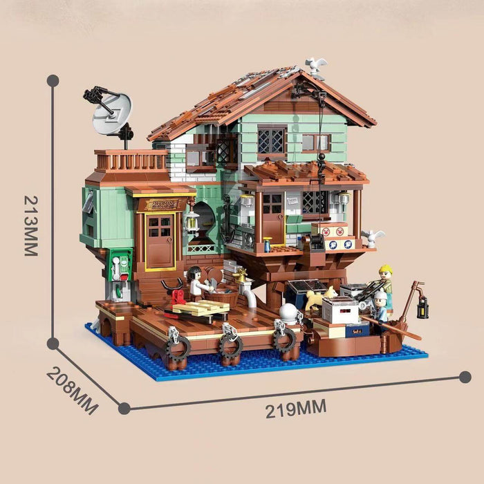 ZHEGAO 00421 Fishman's Wharf Mini Brick Afobrick