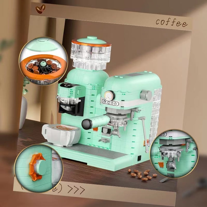 Zhegao 663008 Coffee Machine Mini Brick ZHEGAO