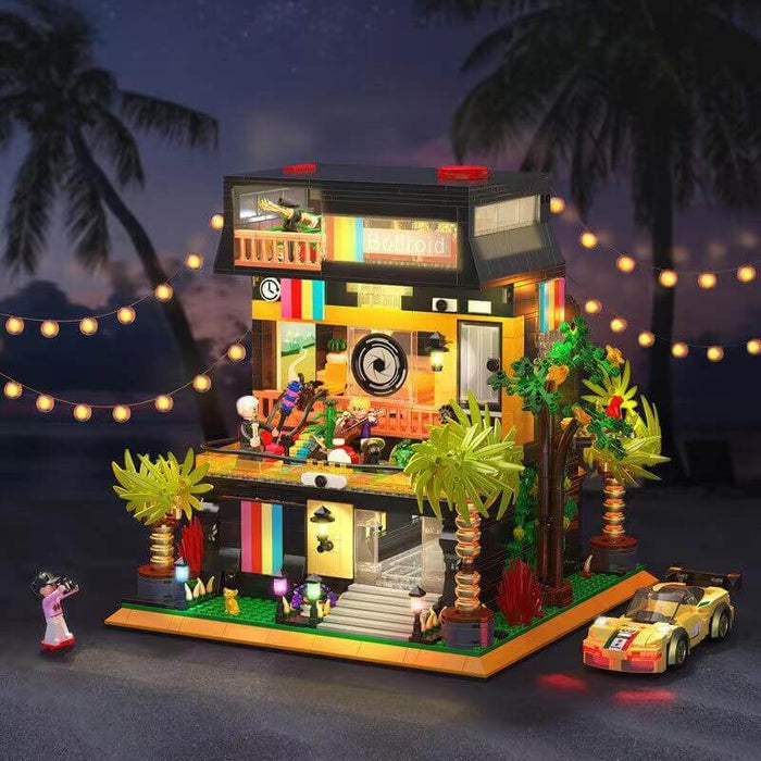 ZHEGAO DZ6019 Movie Star Villa Mini Brick Afobrick